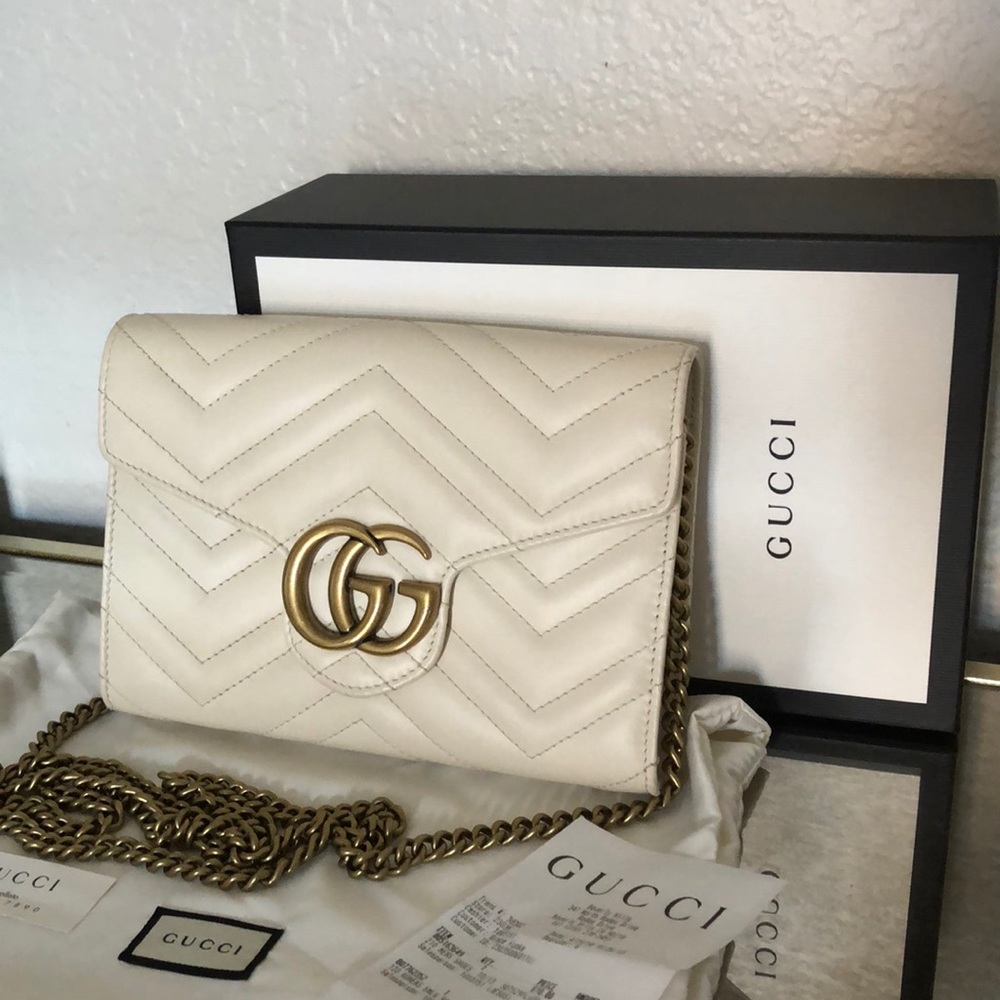 Gucci GG Marmont Matelassé WOC Chain Bag